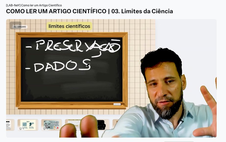 Bônus: curso Como ler um Artigo Científico