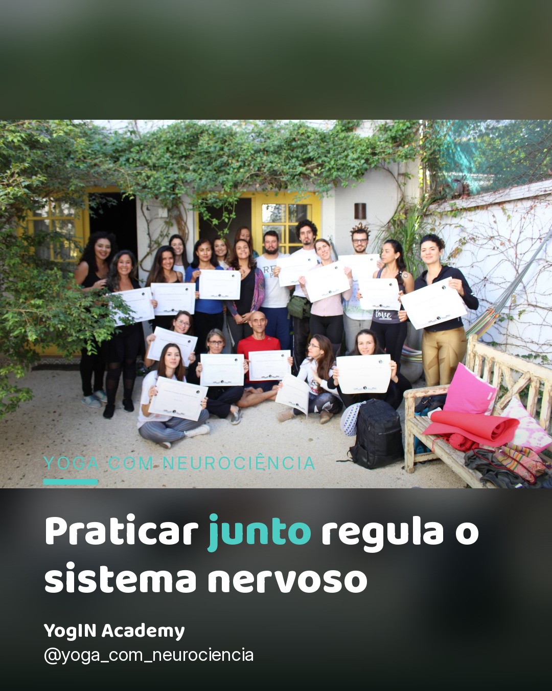 Post no Instagram de @yoga_com_neurociencia